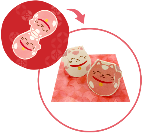 ペーパークラフトと台座のご紹介 かわいい和 Kawaiiwa 桂新堂 ペーパークラフトと台座のご紹介 かわいい和 Kawaiiwa 桂新堂
